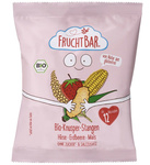Galettes soufflées millet-maïs à la fraise, dès 12 mois, Bio 30 g – Fruchtbar