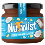 Csokoládé karamellás szelet ízesített diókrém pörkölt mogyoródarabokkal 250g - Nutwist