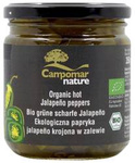 Ardei Jalapeño verde feliat în saramură BIO 350 g (130 g) – Campomar nature