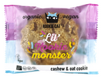 Prăjitură vegană cu chipsuri de ciocolată colorată și vanilie, fără gluten BIO 50g - Kookie cat