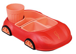 Set de vaisselle pour enfant voiture rouge - Chic-Mic-Mic