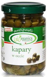 Nakládané kapary Bio 140 g (90 g) sklenice – Bio Organica Italia