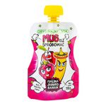 Mus: malina, jablko a banán bez přidaného cukru 110 g – Biurkom Flampol