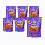 PACK DE x6 Rouleaux - tubes croustillants à la noix de coco et au chocolat sans gluten bio 140 g - Amaizin