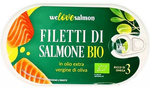 Filet de saumon à l'huile extra vierge BIO 170g/100g