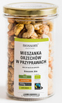 Mix de nuci condimentate din comerț echitabil fără gluten bio 250 g - BIOSSOM