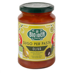 Rajčatová omáčka s olivami Bio 340 g – LA BIO IDEA