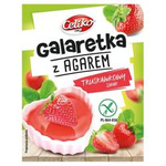 Galaretka z agarem o smaku truskawkowym bez gluten