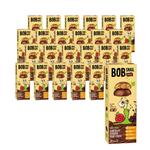 SET 24 x Snack di mele e pere in cioccolato al latte belga senza zuccheri aggiunti senza glutine 30g - Bob Snail