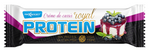 Baton proteic cu aromă de coacăze negre cu glazură albă fără gluten 60g - MAXSPORT