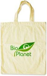 Sac à provisions (coton) avec logo Bio Planet