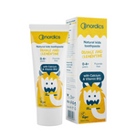 Dentifricio per bambini da 0 a 4 anni gusto arancia e clementina senza fluoro 50 ml - nordics