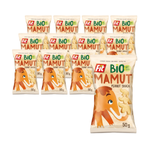 KÉSZLET 12 x Mogyoró ízesítésű gluténmentes kukorica chips BIO 50 g Bio Mamut