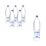 SET 6 x Acqua minerale alcalina liscia 1,5 l - java