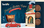 Boîte de Noël : Pralines à la crème de cacahuètes BIO (12 x 13 g) 156 g - BETT'R