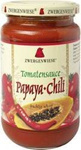 Zwergenwiese Bio Papaya-Chili Tomatensoße (scharf), glutenfrei, 350 g