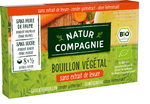 Bouillon - cubes de légumes sans levure ajoutée bio (8 x 10,5 g) 84 g - Natur Compagnie