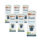 SET 6 x Bevanda barista al cocco bio senza glutine 1 l - Ecomil