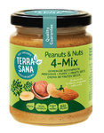 BIO 4-diós magkrém (kesudió, mogyoró, mandula, földimogyoró) 250 g – Terrasana