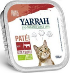 Pâtée pour chat Bio bœuf et volaille à la chicorée 100 g – Yarrah