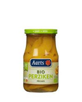 Pêches tranchées au sirop léger bio 350 g (190 g) (pot) - aarts