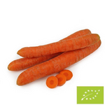 Carottes fraîches lavées BIO (Pologne) (environ 0,50 kg)