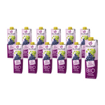 SET 12 x Succo d'uva rossa bio 1 l