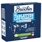 Tablettes lave-vaisselle ECO, ultra dégraissantes, 30 tablettes – Briochin