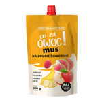 Mus: măr, guava, banană și lămâie fără zahăr adăugat 200 g – Biurkom Flampol