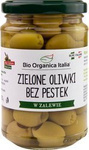 Oliwki zielone bez pestek w zalewie BIO 280 g (160 g) słoik– Bio Organica Italia