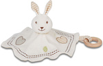 Doudou en coton, couverture Lapin dès 0 mois (25 cm) FSC et GOTS – EverEarth