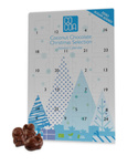 Kokosnuss-Schokoladen-Adventskalender ohne Zuckerzusatz BIO - COCOA