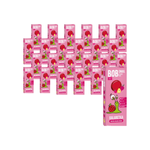 SET 24 x Merenda a base di pera, lampone e barbabietola senza zuccheri aggiunti Bob Lumaca, 27 g