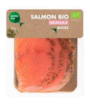 Saumon atlantique biologique, tranches marinées à l'aneth BIO 100 g (b saumon)