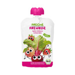 Mousse sans gluten pomme - fraise - betterave dès 6 mois BIO 100 g - Freche Freunde