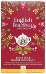 Černý čaj se zázvorem a broskví (20X2) BIO 40 g – English Tea Shop