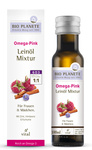 Omega rosa - Leinölmischung (Himbeere, Zimt, Kurkuma) bio 100 ml - BIO PLANETE