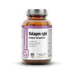 Kolagen rybi complex bezglutenowy 60 kapsułek 38,76 g - Pharmovit (clean label)