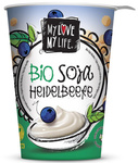 Desert de soia cu afine bio 400 g - MY LOVE MY LIFE
