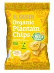 Chipsuri de plantain cu aromă de brânză vegan fără gluten bio 80g - El Origen