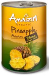 Ananas plastry w soku własnym (puszka) BIO 400 g (220 g) – Amaizin