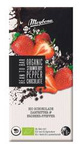 Cioccolato amaro con pezzi di fragola e pepe nero bio 100 g