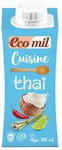 Cremă de gătit din nucă de cocos thailandeză fără gluten bio 200ml - Ecomil