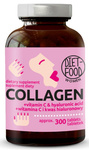 Kolagen z kwasem hialuronowym i witaminą C suplement diety 300 tabletek - Diet-food