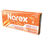 Probiotico Narine Forte, integratore alimentare, 20 capsule – Narex