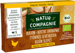 Bouillon - cuburi de pasăre fără zaharuri adăugate bio (8 x 11 g) 88 g - Natur Compagnie