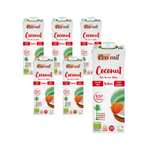 PACHET 6 x Băutură de nucă de cocos fără gluten și fără zahăr BIO 1 l