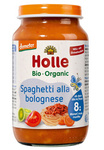 Spagetti bébiétel hozzáadott cukor nélkül 8 hónapos kortól Demeter BIO 220 g-os üveg – Holle