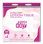 Șervețele din bambus cu aloe și glicerină (4 x 100 buc.) 400 buc. – Gentle Day