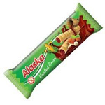 Tubetti di mais ripieni di crema alla nocciola senza glutine 18 g – Alaska